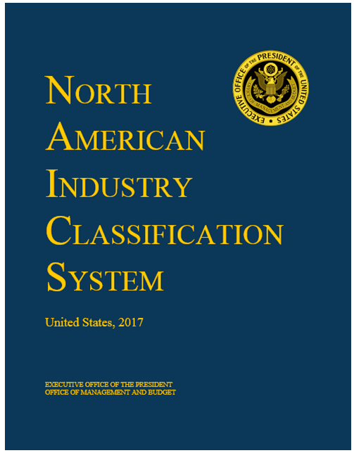 Cover screenshot of North American Industry Classification System