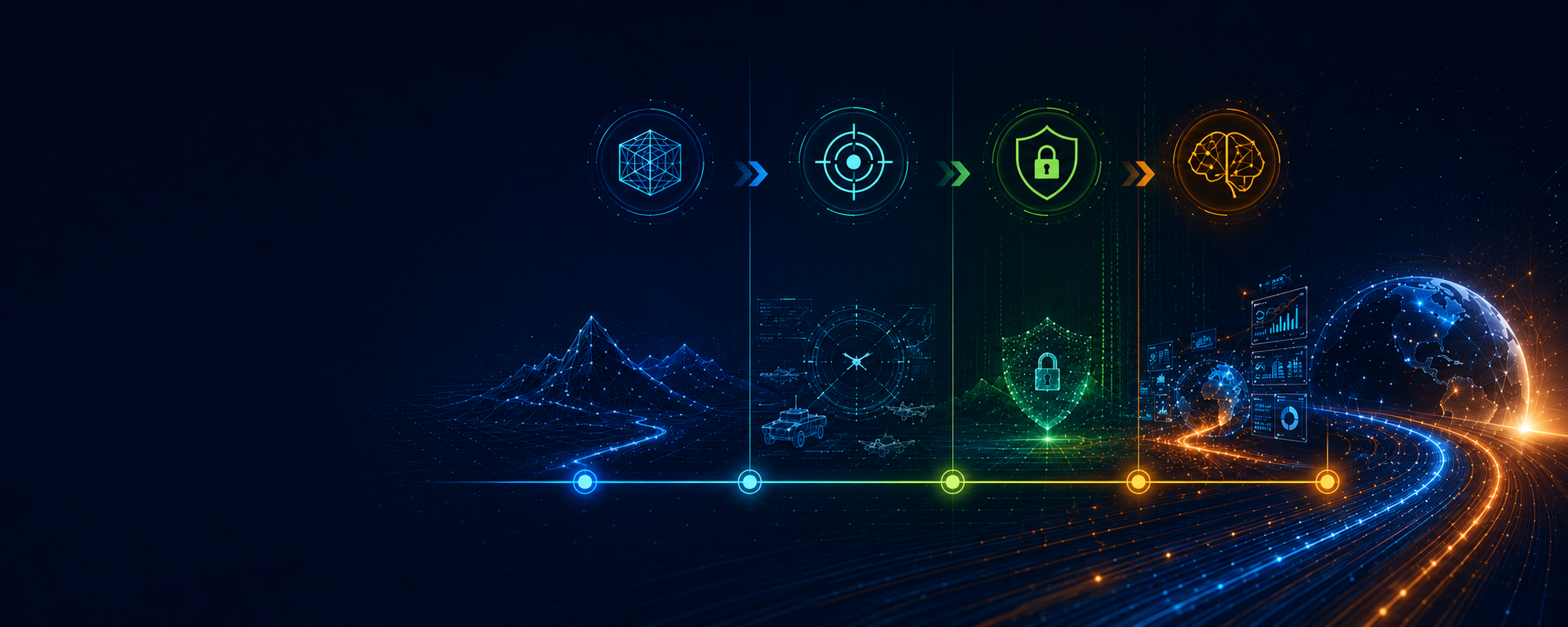 From model to mission: SimIS models missions through advanced simulation, validates them through test and evaluation, secures systems and data with cybersecurity and CMMC, and advances mission capability through data, AI, autonomy, and integrated engineering.